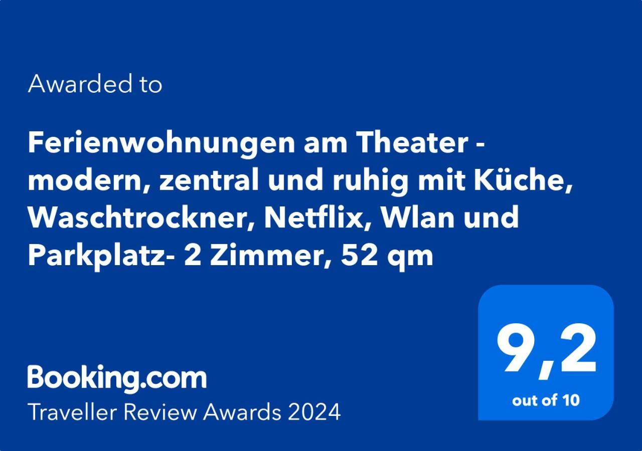 Ferienwohnungen Am Theater - Modern, Zentral Und Ruhig Mit Kueche, Waschtrockner, Netflix, Wlan Und Parkplatz- 2 Zimmer, 52 Qm Cottbus Exterior photo
